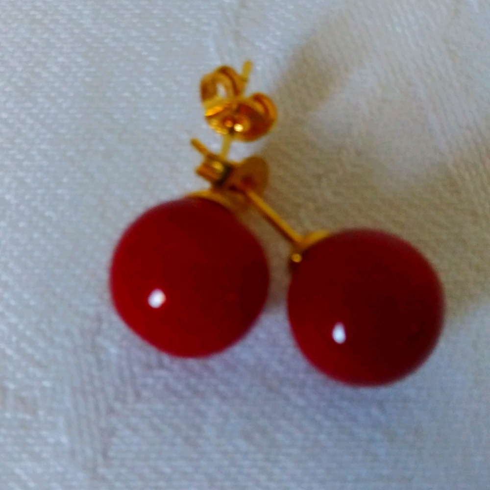 South Sea shell pearl earrings
